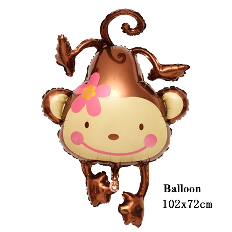 Детский наряд для дня Рождения торт Топпер Happy monkey вечерние детские игрушки сувениры для детей день рождения украшения для капкейков игрушечных обезьянок
