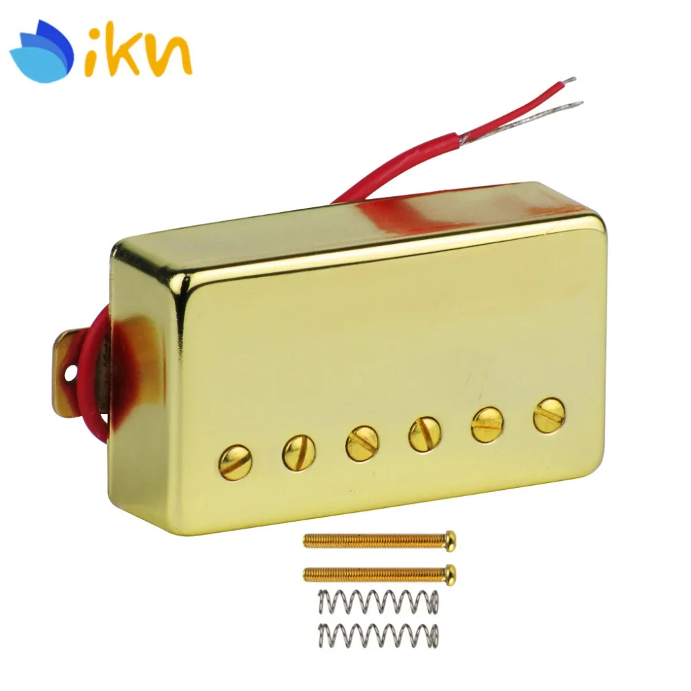 Новинка Золотая электрогитара с двойной катушкой Humbucker пикапа для шеи 50 мм