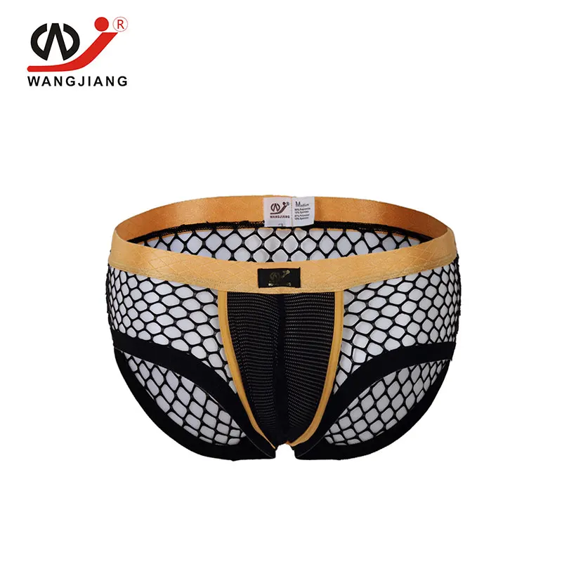 

3pcs/lot New WJ mens shorts masculino men underwear brand cheap mens boxer sexy transparent lace underwear for men 2015-PJ