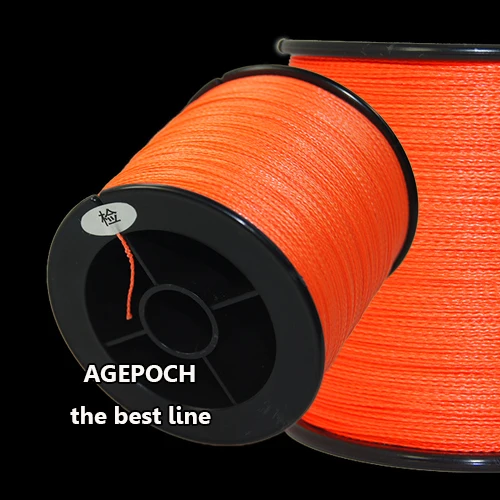 Multifilament для рыбалки линия Briaded проволока 1000 m 30LB оранжевый | Спорт и развлечения