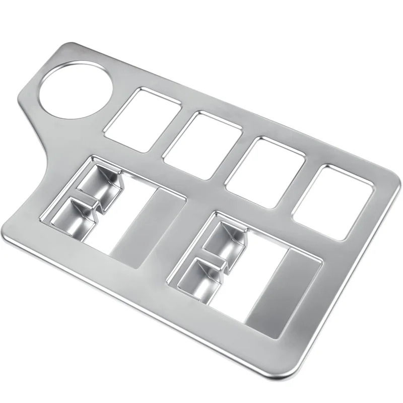 

lsrtw2017 pearl chrome abs car trunk seat adjuster frame trims for land rover discovery 5 2017 2018 2019