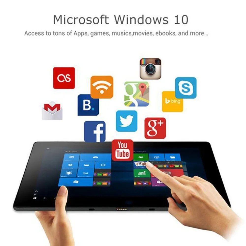 10 1 дюймов Android и Windows Dual system планшеты большой памяти 4 Гб оперативная память 64