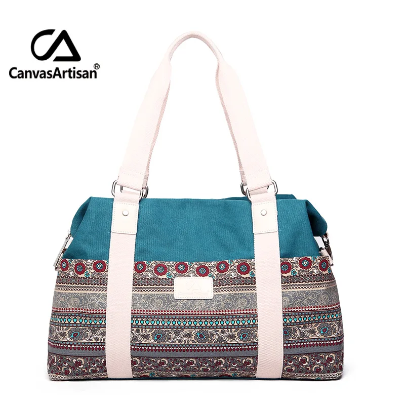 Canvasartisan Женская Vintage Style hangbags Tote Многофункциональный Холщовый мешок путешествия