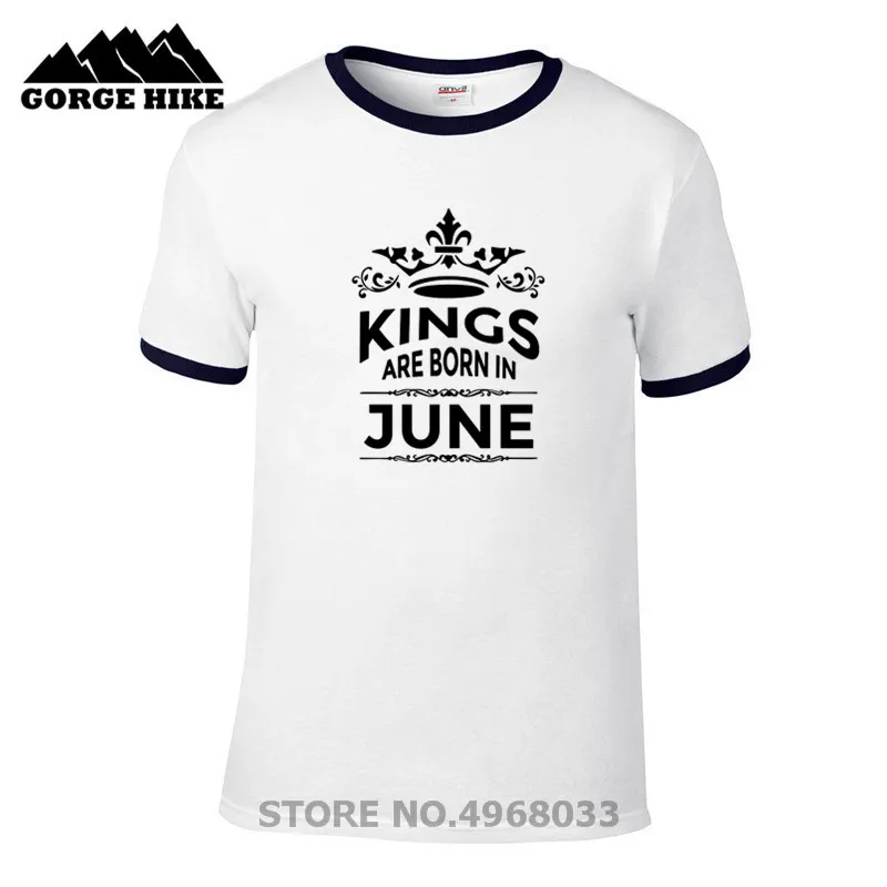 Модный лучший подарок на день рождения Мужская футболка с надписью Legends Kings are born in