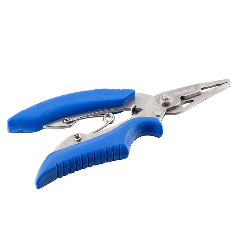 Mustad многофункциональные рыболовные плоскогубцы ножницы оплетка линия приманка резак крюк для удаления легкий из нержавеющей стали рыболовные плоскогубцы