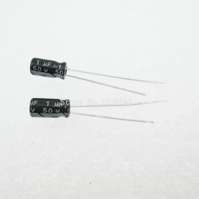 20PCS/LOT 1uF 50V Aluminum electrolytic capacitor 50v 1uf 4*7 Electrolytic | Электронные компоненты и