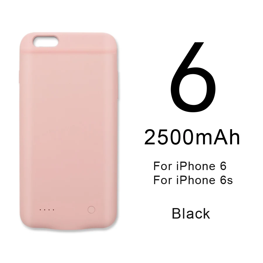 HORUG чехол для зарядного устройства для iPhone 6, 7, 8, 6s Plus, чехол для аккумулятора, внешний аккумулятор, чехол для зарядки s, зарядное устройство, ультра тонкий внешний чехол - Цвет: For iPhone 6 6s