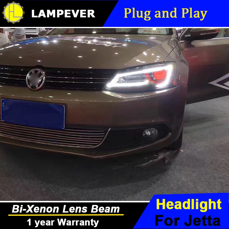 Lampever налобный фонарь для VW JETTA MK6 2012 2017 светодиодные фары головного света бар Audi