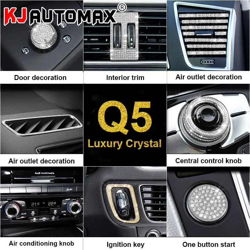 Кнопка запуска KJAUTOMAX внешняя наклейка декоративная Ручка громкости центральное