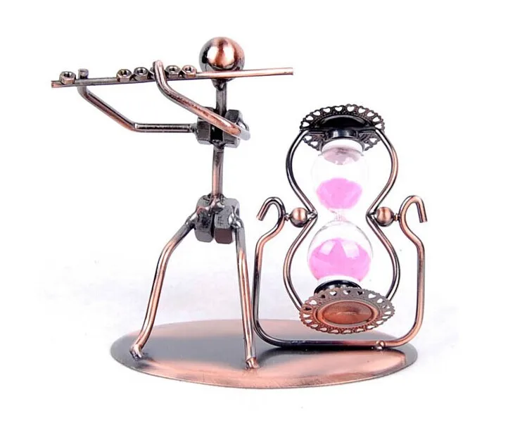 Музыкальные Металлические ремесла французский Рог флейта саксофон Креативные