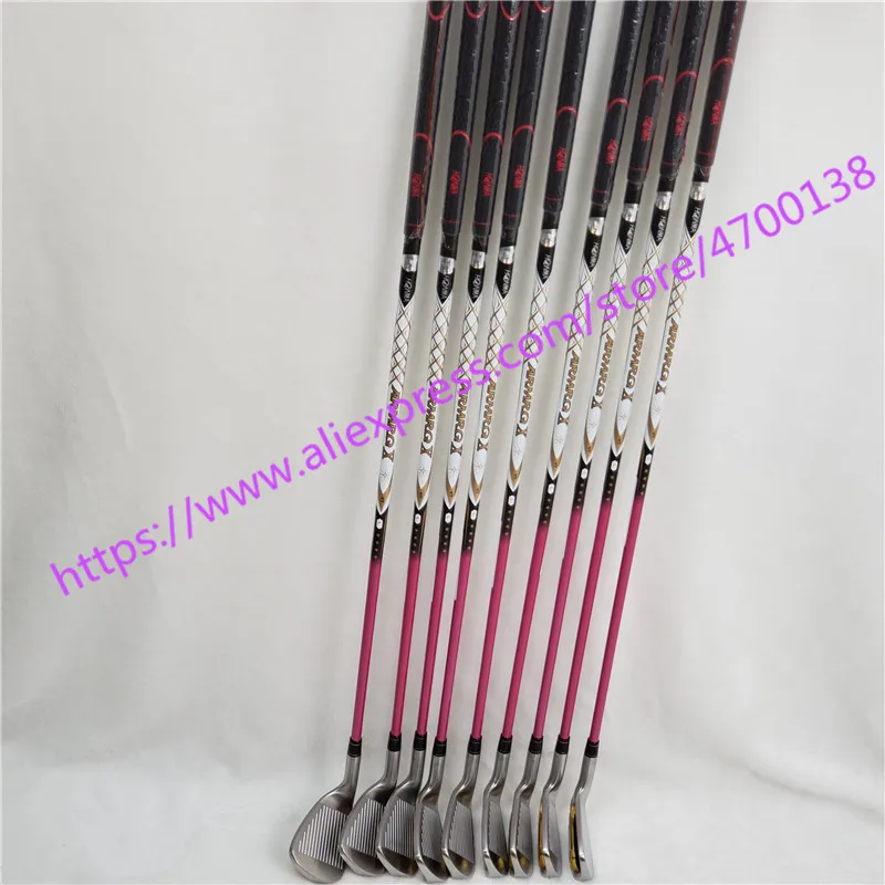 Новые женские клюшки для гольфа HONMA Beres IS-06 5-11a. S/9 шт. графитовый Вал L Flex правая