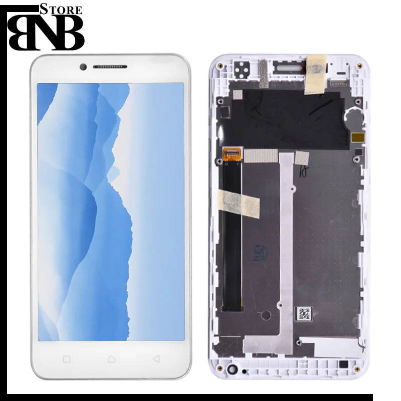 

For Lenovo Vibe C A2020 A2020a40 LCD Display with Touch Screen Digitizer full Assembly and frame White color free shipping