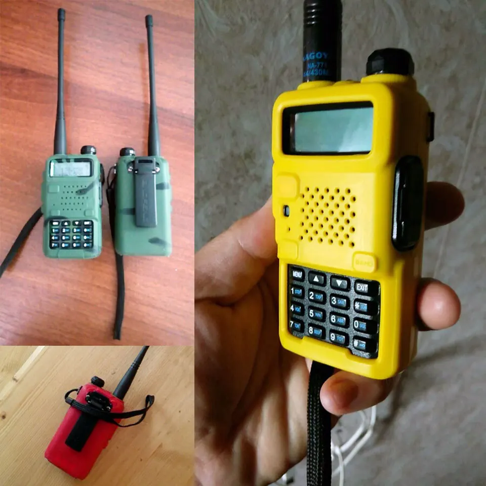 Чехол Baofeng UV 5R резиновый чехол Walkie Talkie защитный CB Radio Station силиконовый для защиты