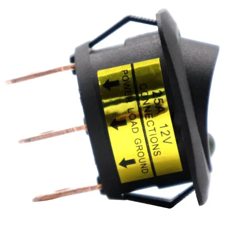 VODOOL 10 шт./лот 12V 25A Автомобиль Лодка Грузовик Мотоцикл ATV свет SPST ON/OFF 3Pin Кулисные