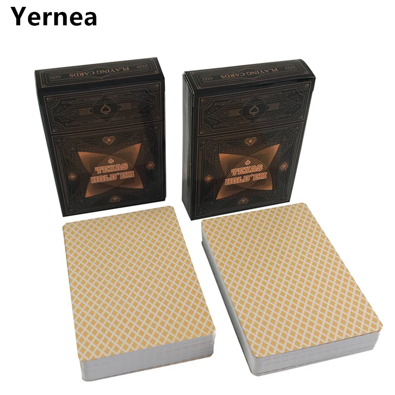 Yernea 2 компл./лот Классическая карточка для покера Техасские покерные карты