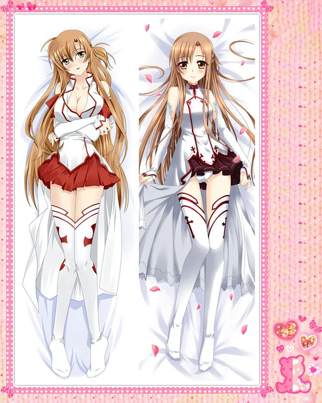 Аниме мультфильм меч искусство онлайн Peachy поли микроткань подтяжки подушку