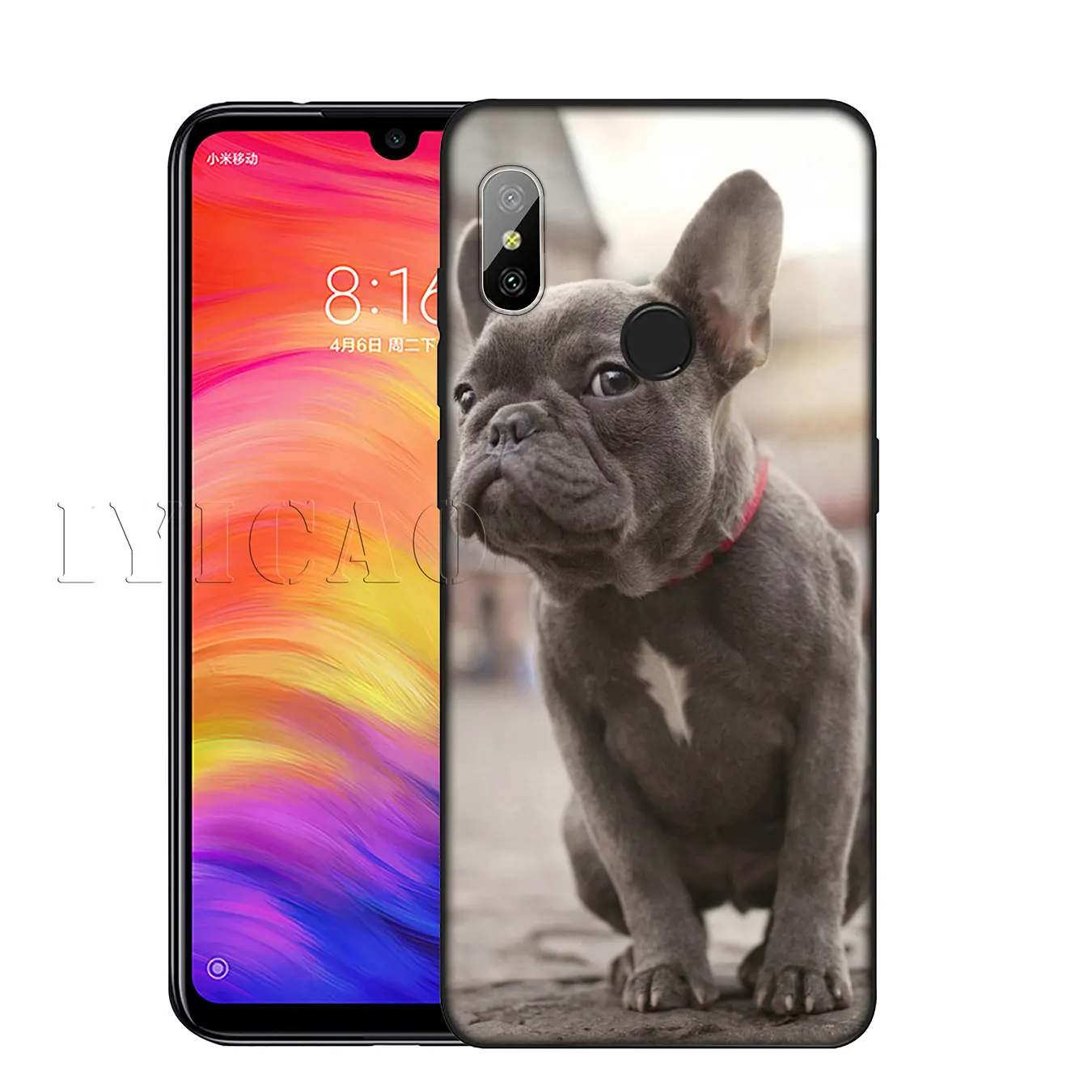 IYICAO French Bulldog Dog Soft Silicone Phone Case for Xiaomi Mi 10 9 9T CC9 CC9E 8 SE A3 Pro A1 A2 Lite 6 pocophone f1 |