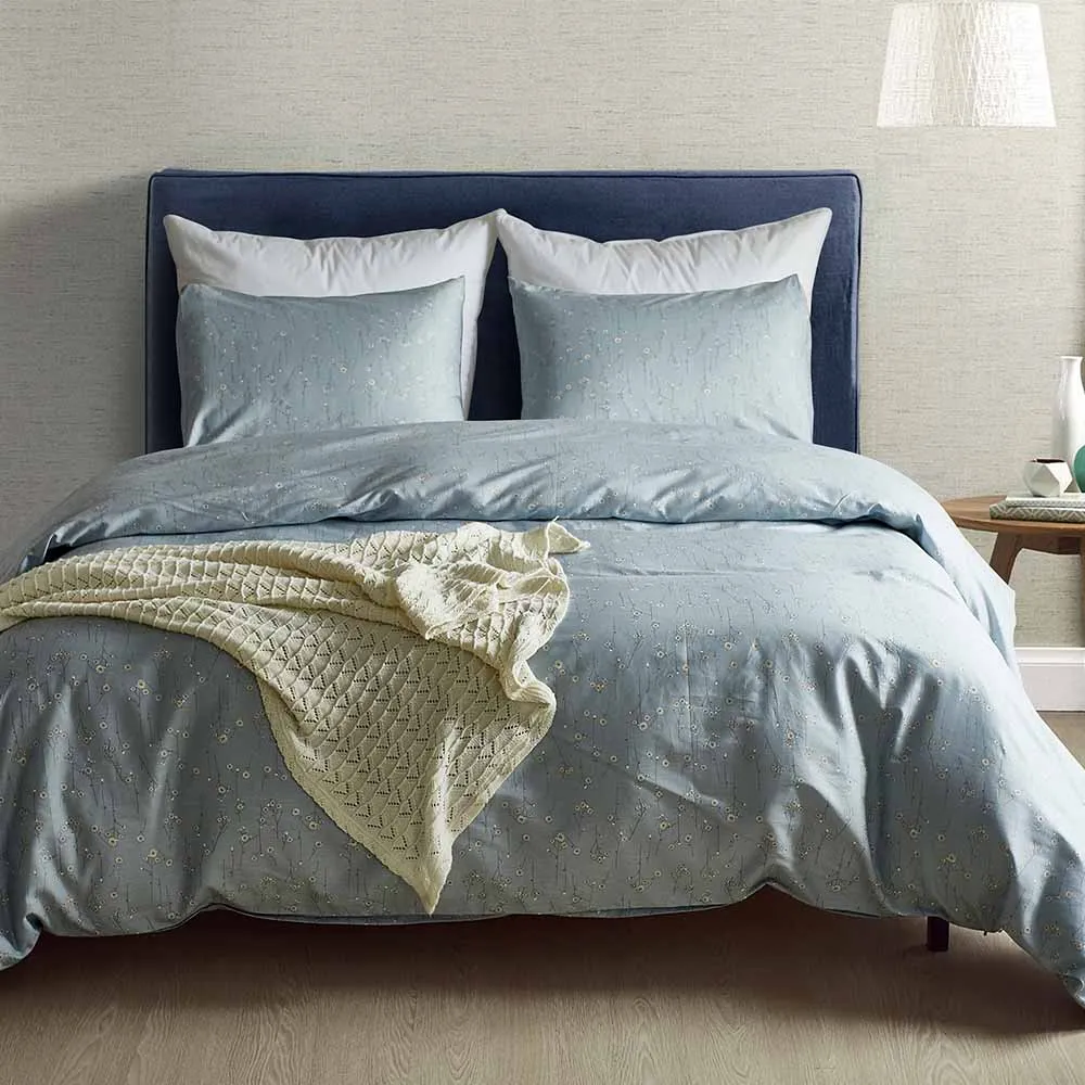 Light Blue NIOBOMO, хлопок, набор пододеяльников для пуховых одеял, роскошные пододеяльники, король, королева, Твин, размер США, детский Домашний Комплект постельного белья, домашний комплект для детей - Цвет: Light Blue