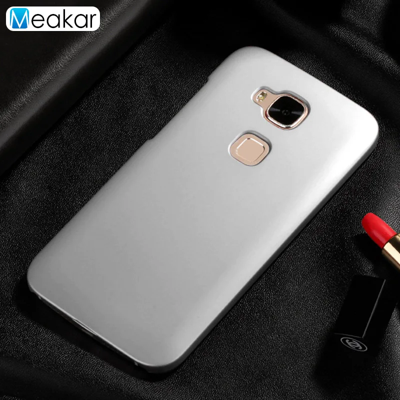 white Матовая Пластик Coque 5.5For huawei G8 чехол для huawei G8 G7 плюс Maimang 4 D199 телефона чехол-лента на заднюю панель - Цвет: white
