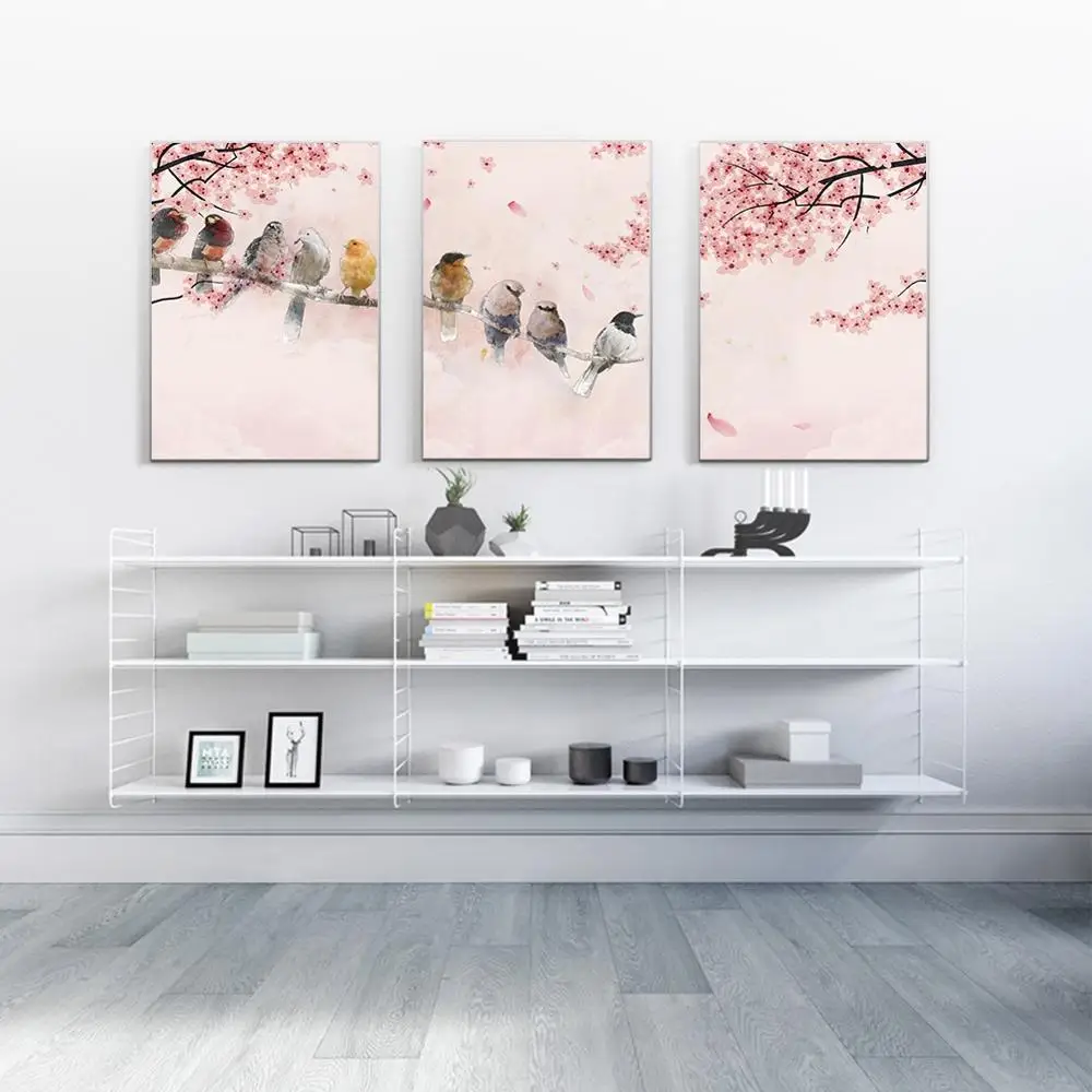 Набор для рисования по номерам на холсте птицы 3 шт./лот|Рисование и каллиграфия| |