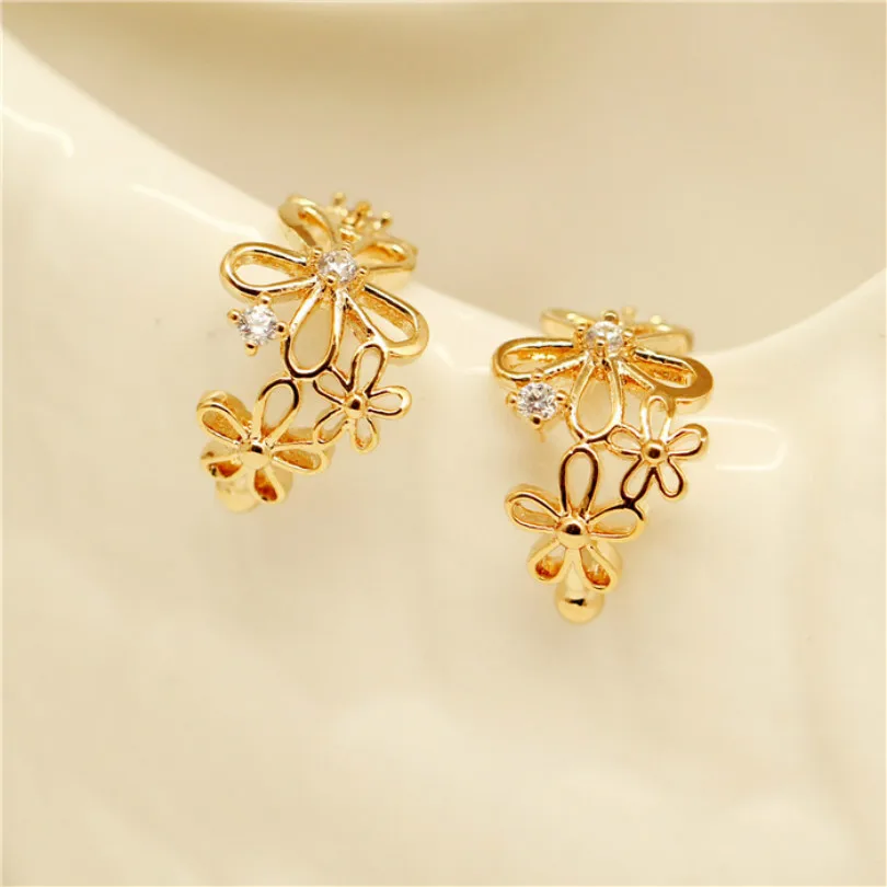 

2018 Personality Bohemian Fashion Jewelry Crystal Pearl Earrings Gothic Earrings Temperament Women Elegant Ear Clips