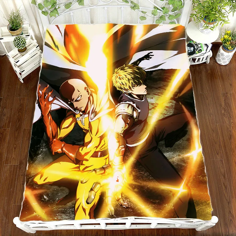 Простыня с Аниме Манга ONE PUNCH MAN простыня 150*200 см | Дом и сад
