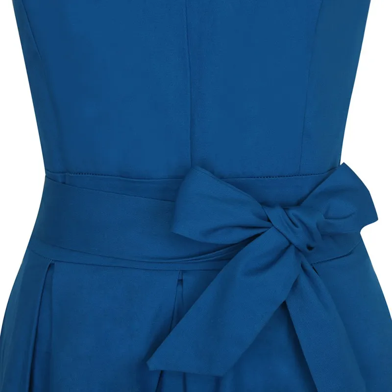 Повседневное кружевное платье без рукавов X элегантное из полиэстера длиной до