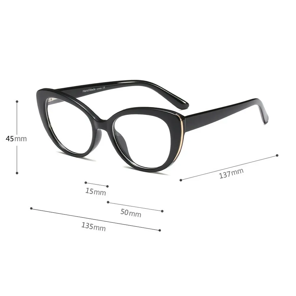 MINCL негабаритные женские мужские модные очки для чтения &quotкошачий глаз&quot