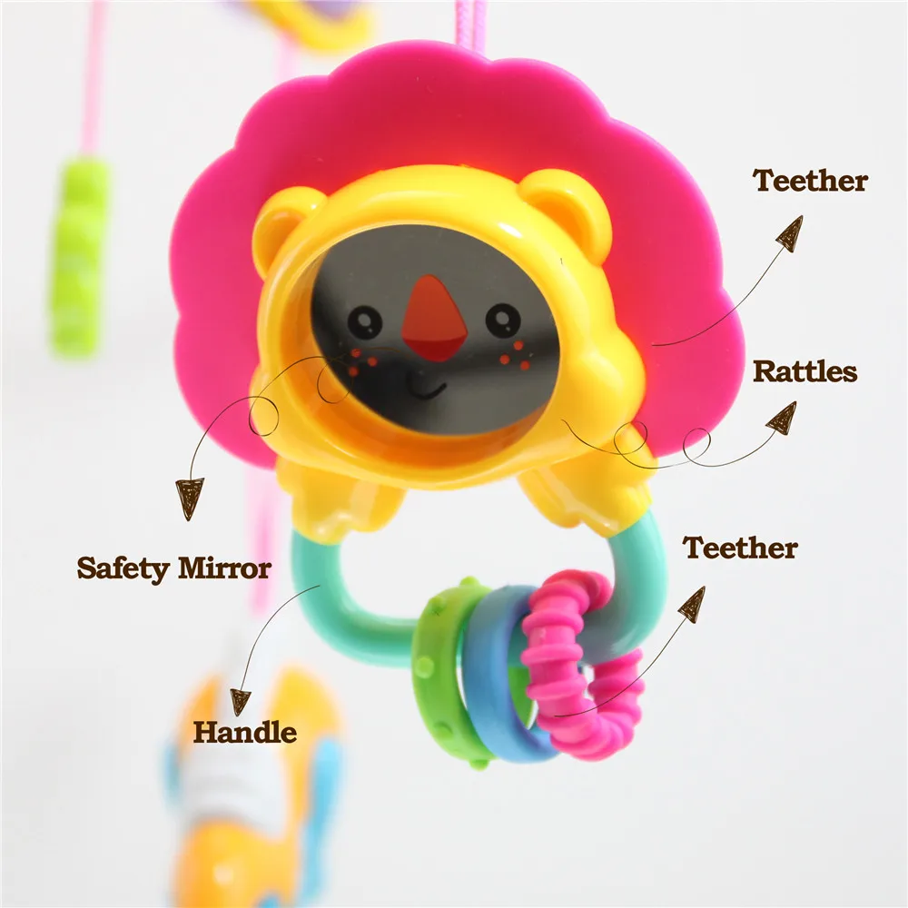 Новорожденные игрушки для детей 6 24 месяцев мобильный светильник развивающие