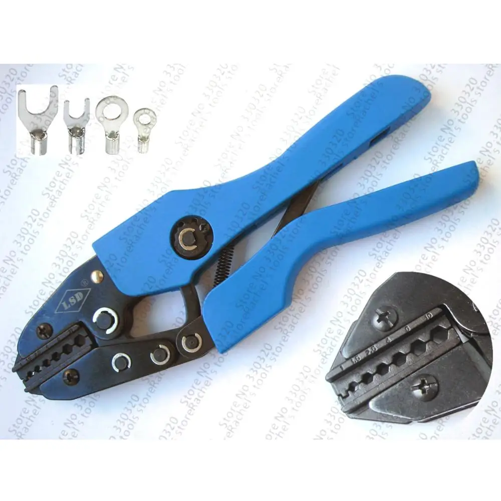 

Hexagonal style non-insulated terminal crimping pliers for 1-10mm2 connector AN-110TX