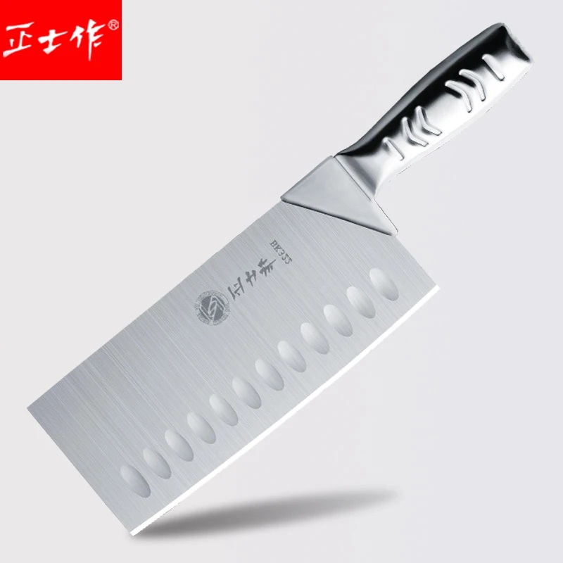 

Бесплатная доставка ZSZ нержавеющая сталь кухонные антипригарные режущие шеф-повара специальные режущие ножи Мясницкий оригинальный