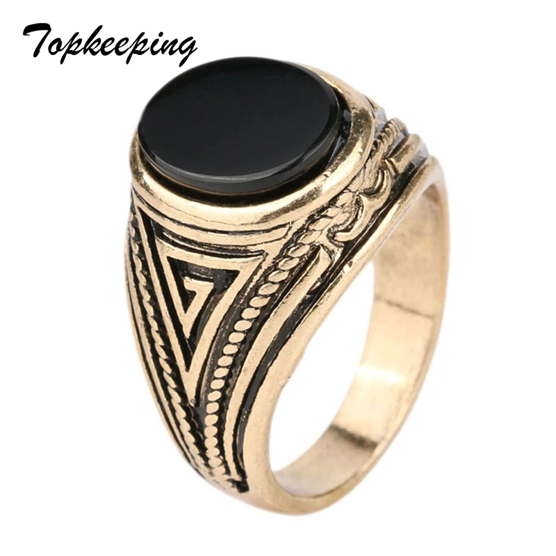 

Women Fashion Jewelry Vintage Unisex Colorful Resin Enamel Finger Ring Carving Gold & Silver Color Men Retro Business Party Ring