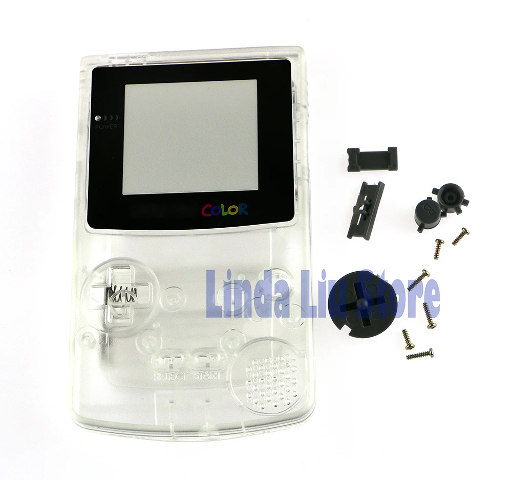 Chengdianwan 6 компл./лот Цветной корпус для GBC gameboy цвет с пластиковым экраном Лен