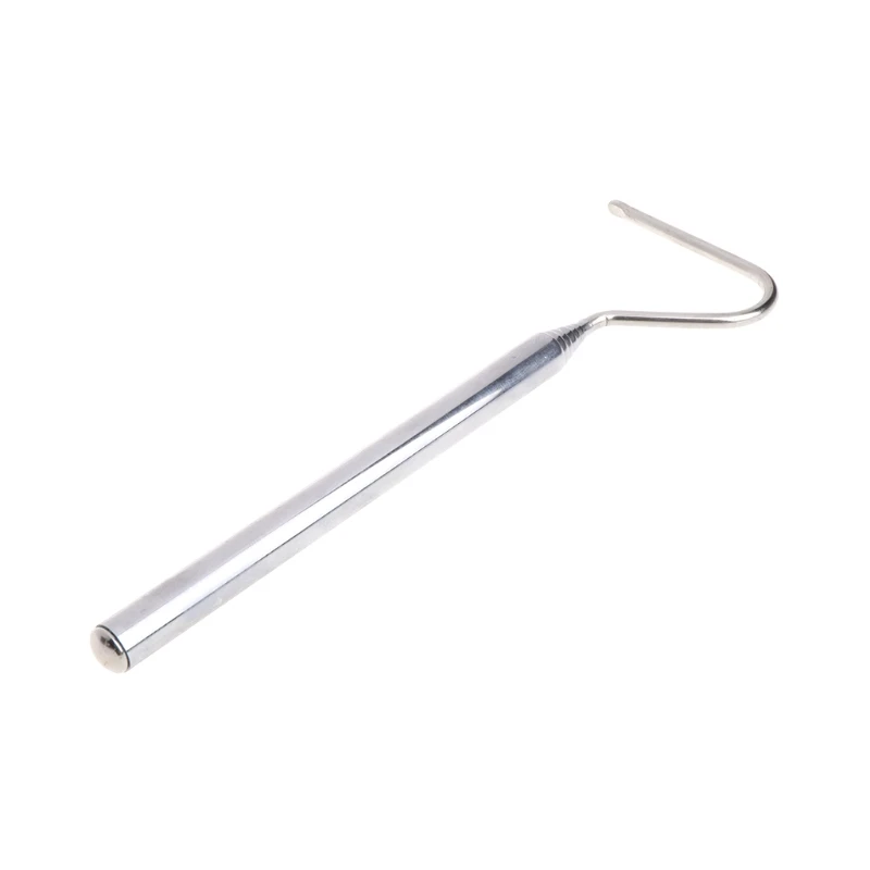 

2019 New Durable Black/Silver Snake Hook Stainless Steel Black Adjustable Long Handle Catching Tools Trap Tong Pet Supplies