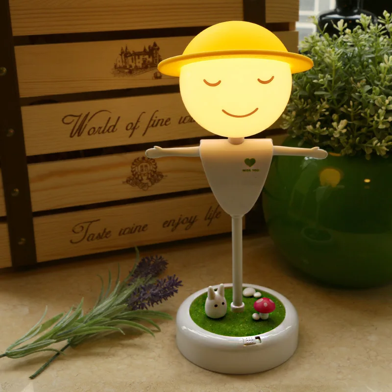 Новинка чучело Led маленький сенсор детская комната атмосферная лампа подарок на