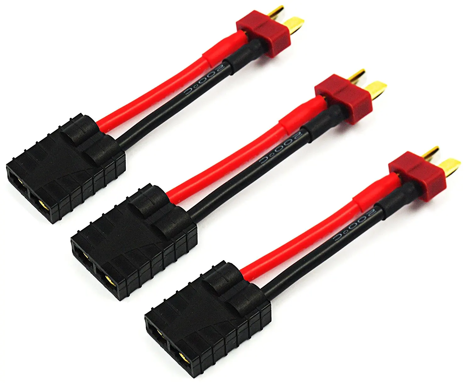 

3pcs * EBOYU Tra-type Female To T Deans-type Male Connector Adapter Gift