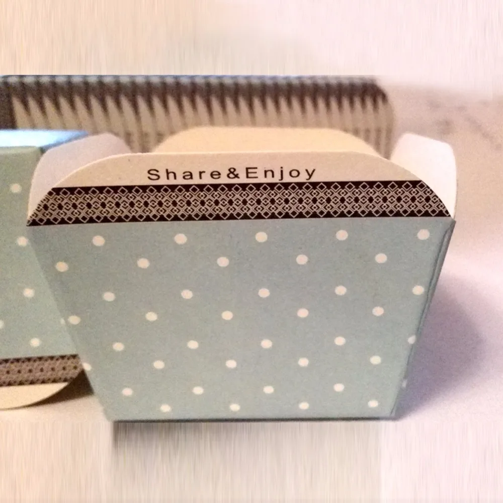 10 шт./лот квадратная чашка с температурой сделай сам посуда для торта одноразовые