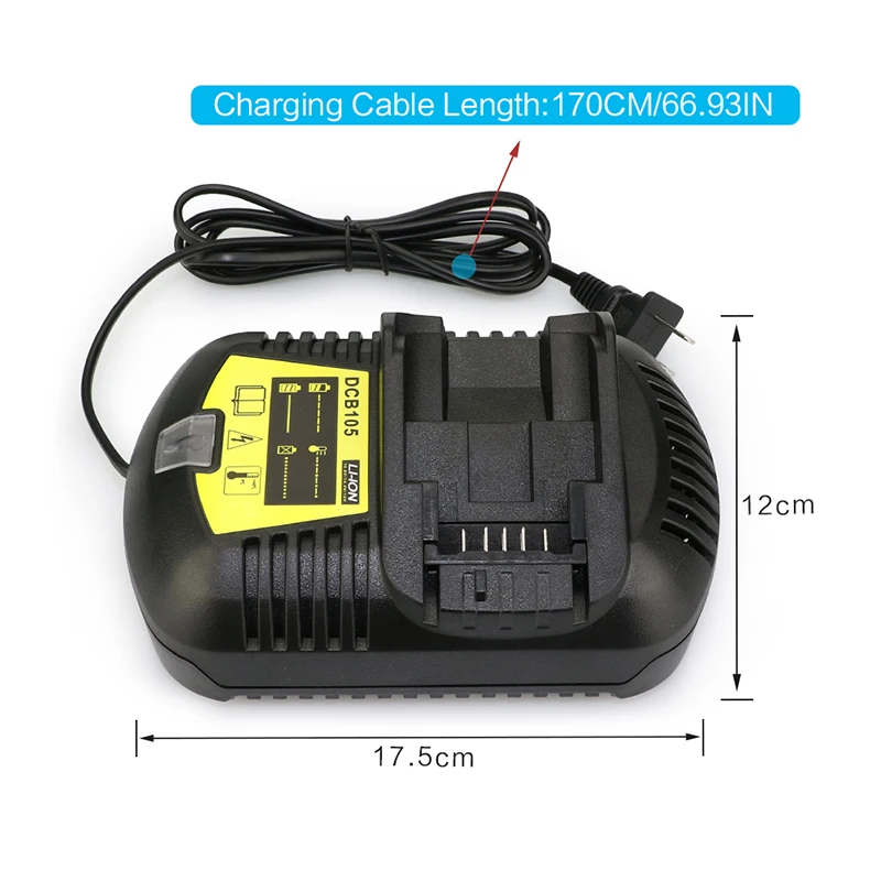 Зарядное устройство MELASTA для литий-ионных аккумуляторов Dewalt 10 8 В 12 14 4 20 в DCB101/DCB105