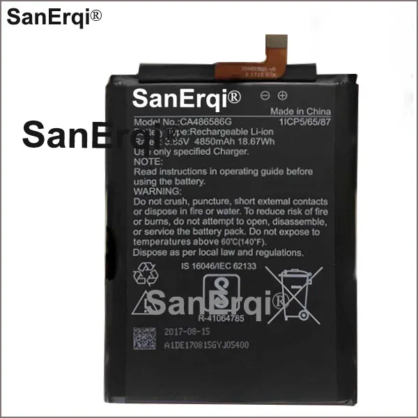 

4850mAh battery for Infocus CA486586G Smartphone