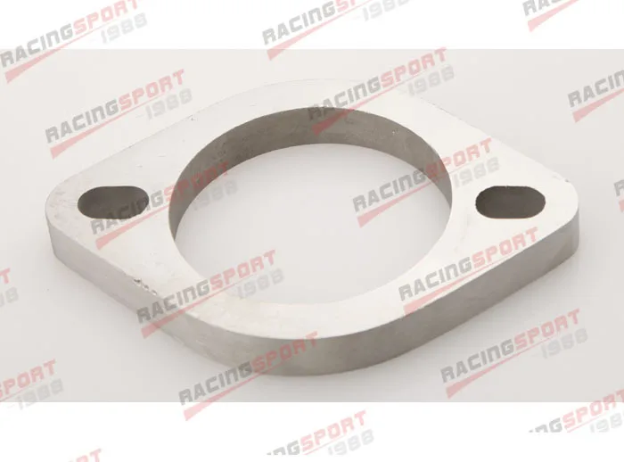 2.0&quot 2 Bolt SS304 Slotted Flange Exhaust Downpipe Pipe Catback Header 1/2&quot Thick |