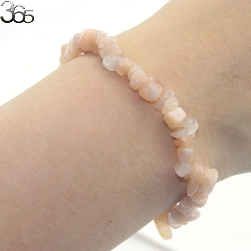 Free Shipping Beautiful Jewelry Wh Natural Genuine Stone Gems Freeform Chip Bead Stretchy Bracelet 7.5&quot | Украшения и