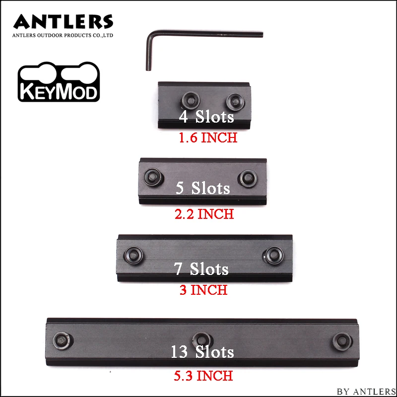 Тактический Keymod рейка Picatinny Weaver рельсовые секции 6/8 Слоты крепление база с QD Слинг поворотный адаптер-ключ для охоты