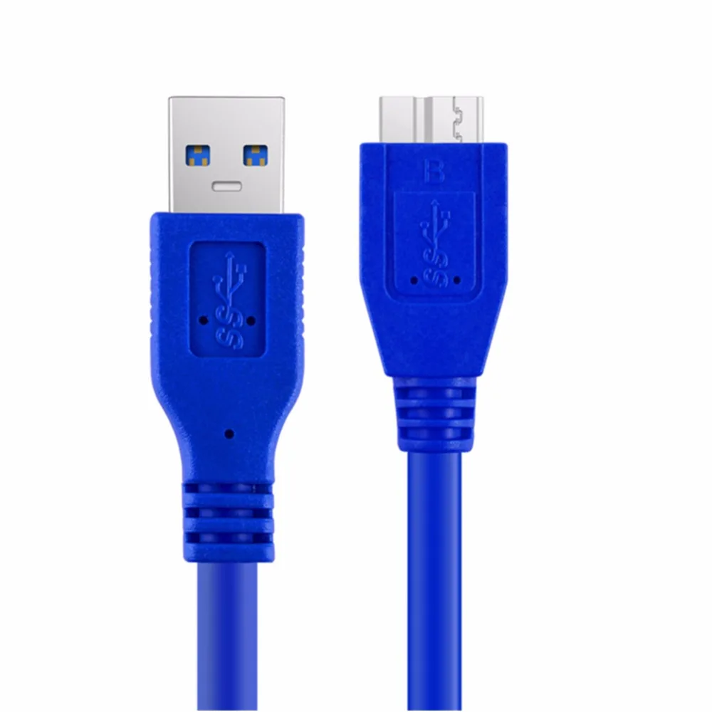 Суперскоростной Кабель USB 3 0 Тип A-Micro-B Круглый Синий оптовое качество | Компьютеры