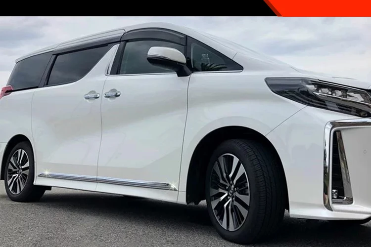 Автомобильные аксессуары Стайлинг для Toyota Alphard Vellfire 30 серии- кузов дверь боковая юбка акцент литье наклейка отделка