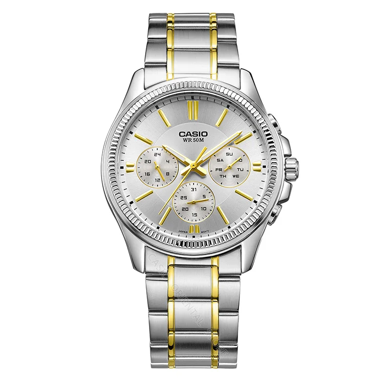 Casio Часы Для Мужчин Кварцевые лучший бренд Аналоговый Военное Дело мужской Часы Для мужчин Спорт армия часы Водонепроницаемый Relogio masculino MTP-1375D-7A - Цвет: MTP-1375SG-9A