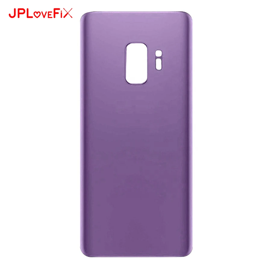 JPFix Задняя стеклянная крышка батарейного отсека для Samsung S9 G9600 G960F камера заднего
