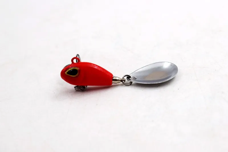 Enjort Fising приманки 5 6 см 12g 8 # крючки Мини свинцовая плавающая приманка для рыбы wobber
