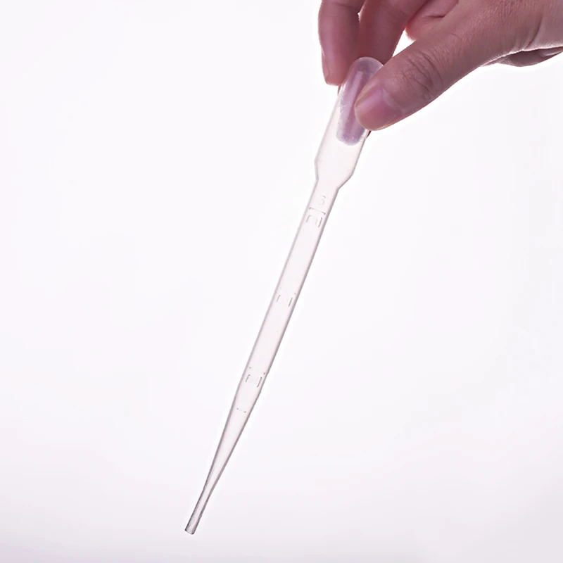 50pcs Plastic pasteur pipette,Capacity 3ml,Plastic straw,Disposable Plastic Eye Dropper