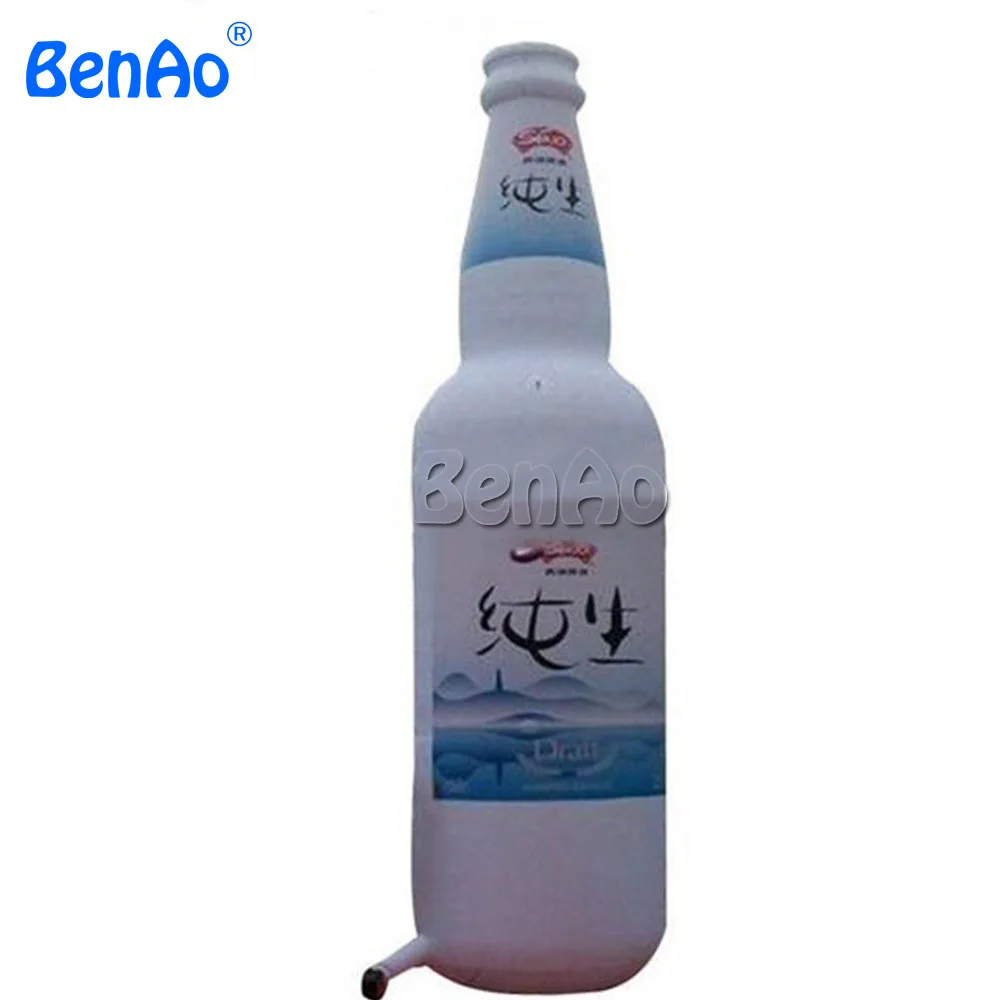 

AC142 BENAO Free shipping+blower Commercial event advertising decoration giant replica inflatable wine bottle inflatable beer