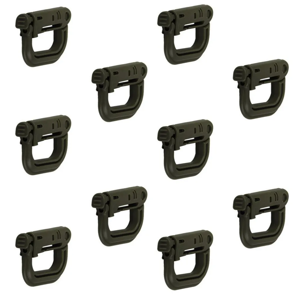 20pCarabiner d-образное кольцо минеральной с пружинным механизмом блокировки бутылки